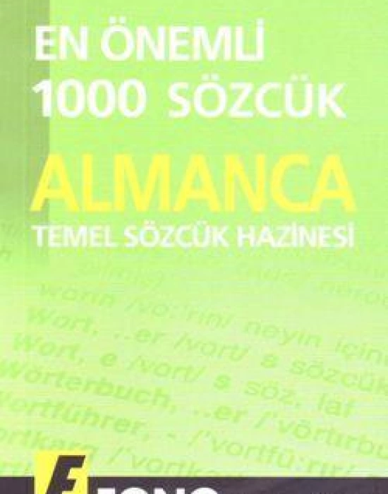 Temel Sözcük Hazinesi| Almanca En Önemli 1000 Sözcük